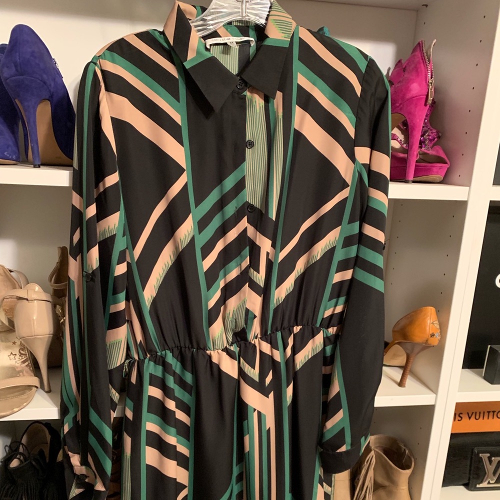❌SOLD❌ Collective Concepts Shirt Dress